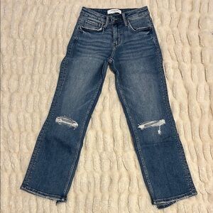 LOVERVET Classic Blue Straight Leg Jeans PETITE never worn NEW